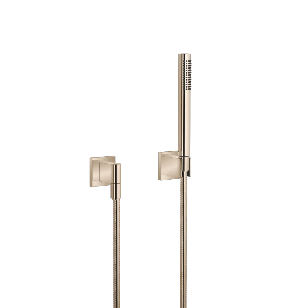 Dornbracht Schlauchbrausegarnitur SERIENSPEZIFISCH Light Gold PVD, 15 l/min Durchfluss, 1.250 mm Metallschlauch mit Verdrehschutz