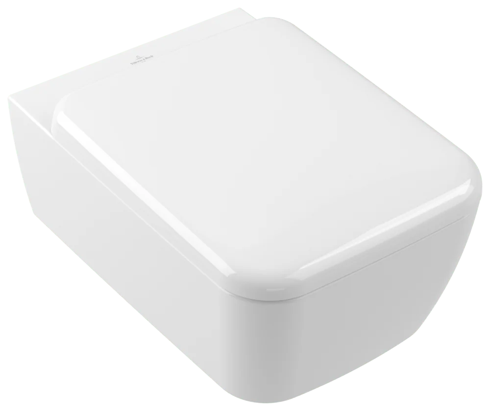 Villeroy & Boch Skyla WC-Spülrandloses Combi-Pack, oval, 370x530 mm, weiß Alpin CeramicPlus, wandhängend mit TwistFlush-Technologie und SoftClosing Villeroy & Boch Skyla WC-Spülrandloses Combi-Pack, oval, 370x530 mm, weiß Alpin CeramicPlus, wandhängend mit TwistFlush-Technologie und SoftClosing