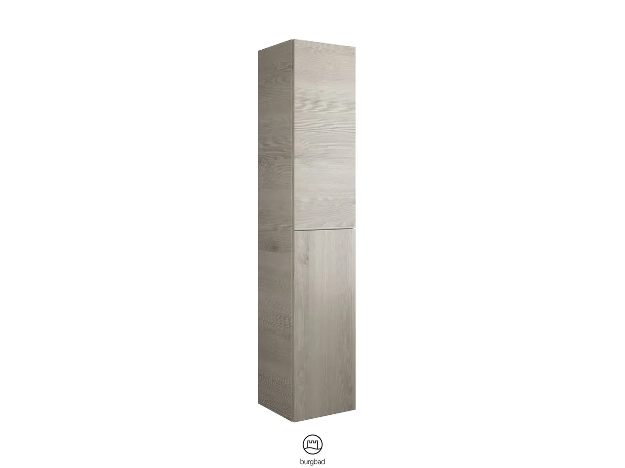 Hochschrank, 2 Türen mit Tip-On-Technik;2 Innenschubladen;4 Einlegeböden;1 fester Boden, Tiefe: 350 mm, Breite: 350 mm, Höhe: 1760 mm