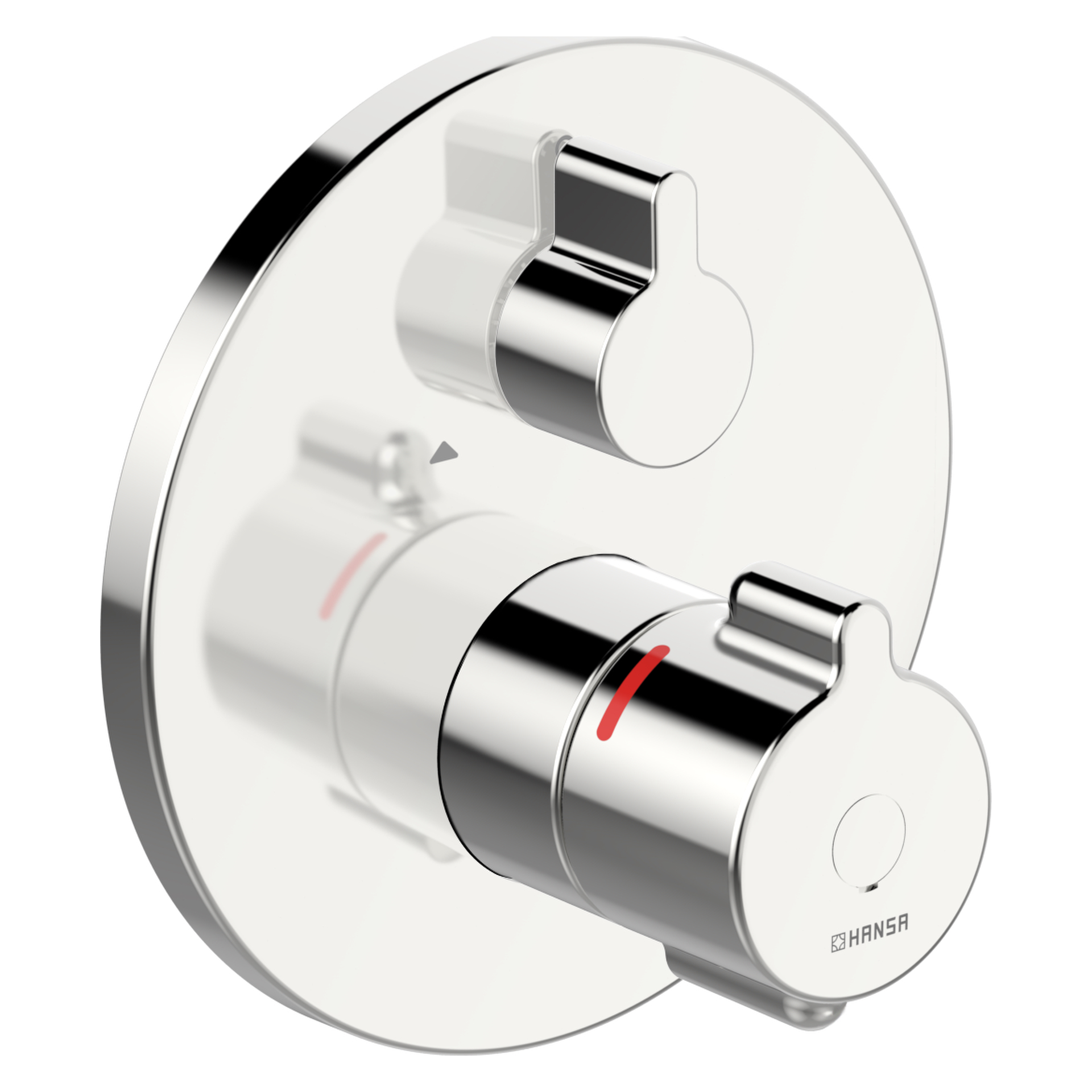 Fertigmontageset für Brausebatterie CLINICA 8861 Rosette rund Chrom