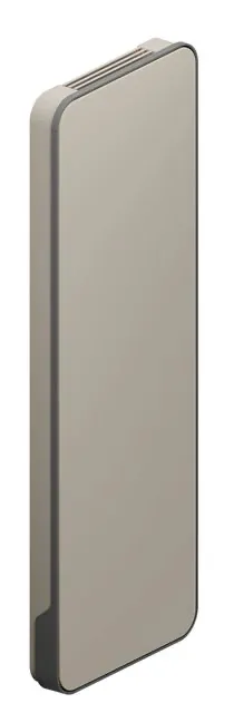 BEMM Design-Heizkörper „Relax Hybrid“ 63 × 180 cm in Schwarzperlmatt