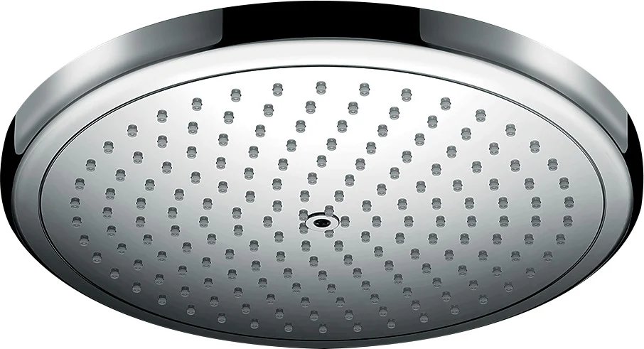 Hansgrohe Croma Kopfbrause 280 mm, Chrom, RainAir Strahl, verstellbarer Winkel, abnehmbare Strahlscheibe, für Durchlauferhitzer geeignet Hansgrohe Croma Kopfbrause 280 mm, Chrom, RainAir Strahl, verstellbarer Winkel, abnehmbare Strahlscheibe, für Durchlauferhitzer geeignet