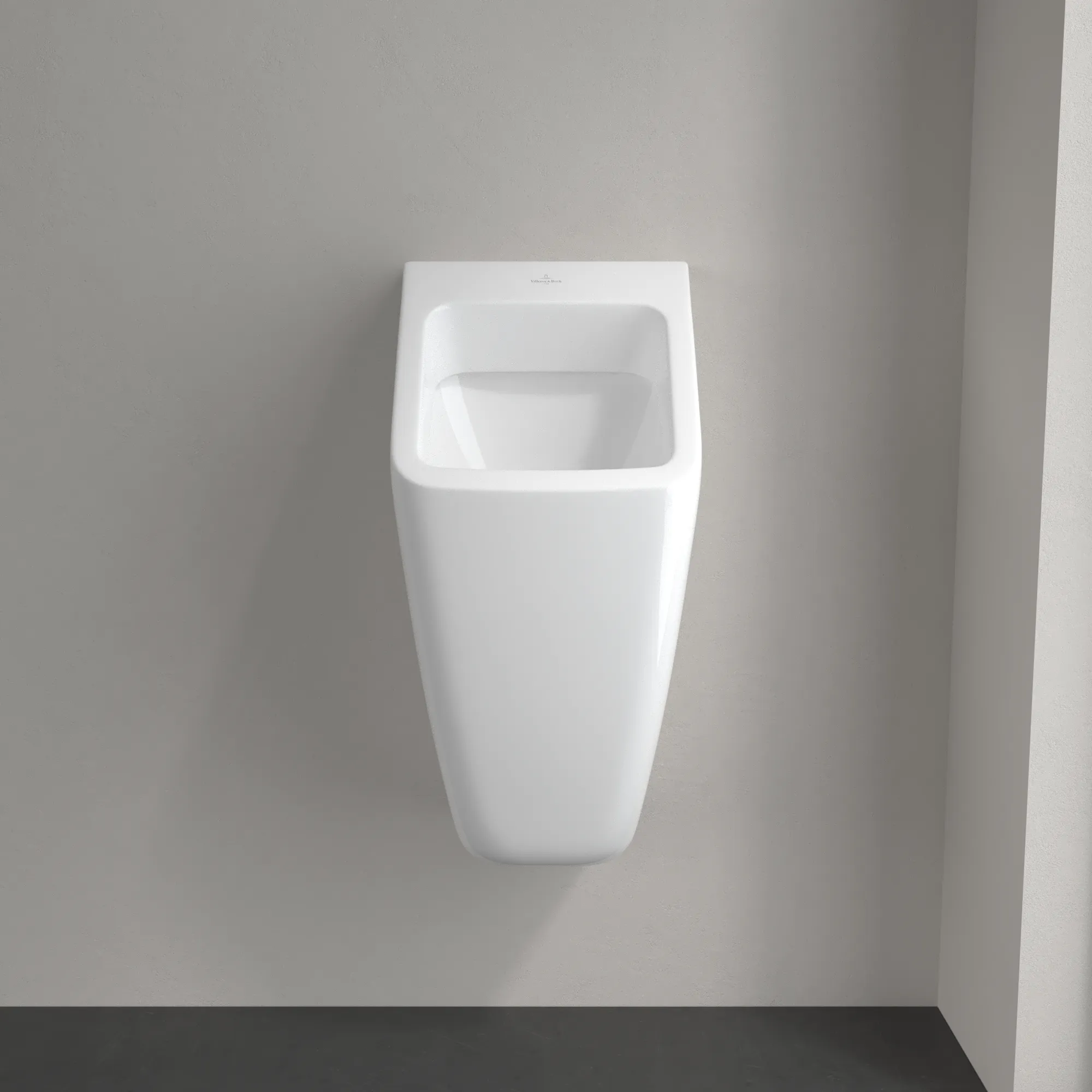 Urinal „Architectura“, Befestigung verdeckt, Zulauf verdeckt, mit Zielobjekt 32,5 × 68 × 35,5 cm in Weiß Alpin Urinal „Architectura“, Befestigung verdeckt, Zulauf verdeckt, mit Zielobjekt 32,5 × 68 × 35,5 cm in Weiß Alpin