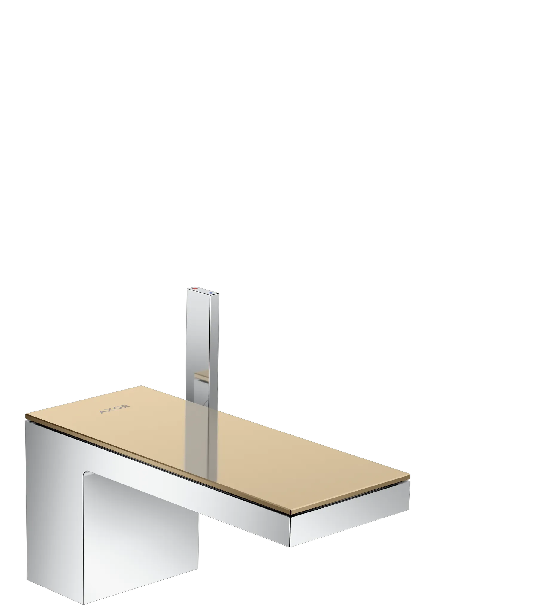 Hansgrohe AXOR MyEdition Einhebel-Waschtischmischer 70 mit Push-Open Ablaufgarnitur ohne Platte, Chrom Hansgrohe AXOR MyEdition Einhebel-Waschtischmischer 70 mit Push-Open Ablaufgarnitur ohne Platte, Chrom