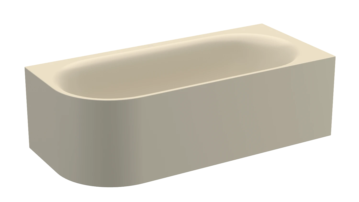 Bette oval Badewanne „BetteLux Oval V Silhouette“ 185 × 85 cm in Beige
