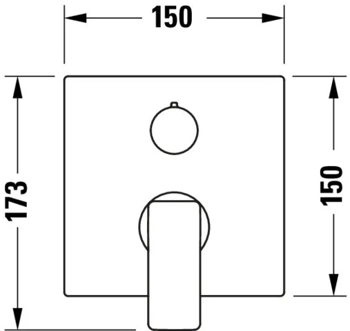 Duravit Zweihand-Unterputz-Armatur „Manhattan“ in Chrom Duravit Zweihand-Unterputz-Armatur „Manhattan“ in Chrom