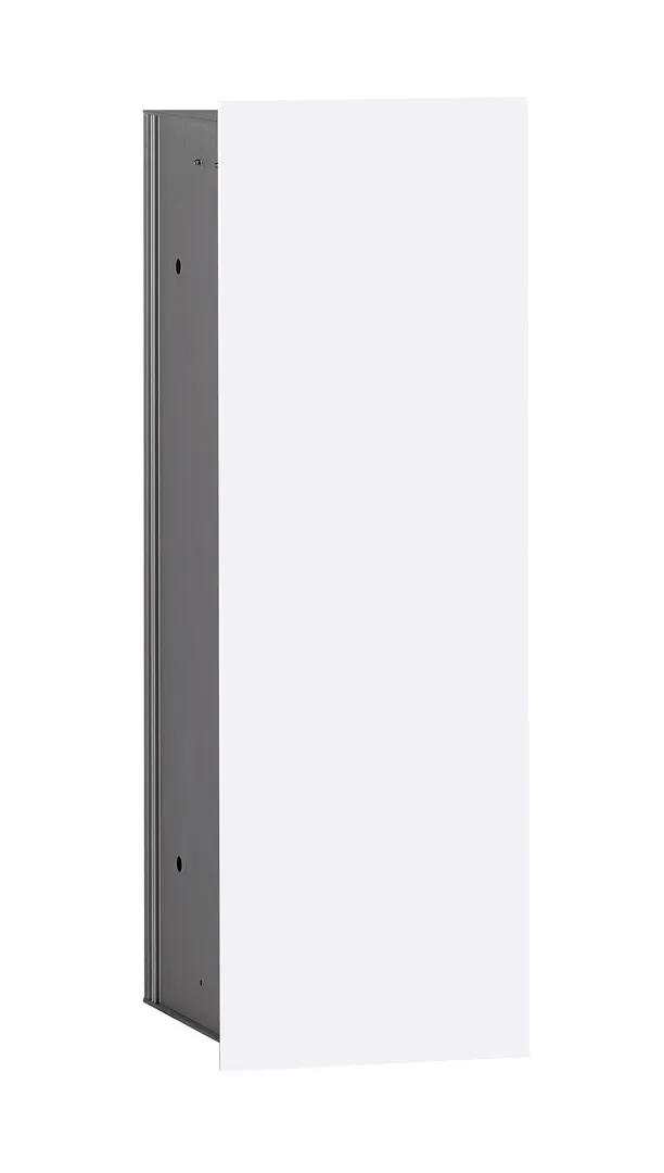 Bürstengarnitur-Modul asis 2.0Unterputz, 497 mm, weiss mattohne Einbaurahmen
