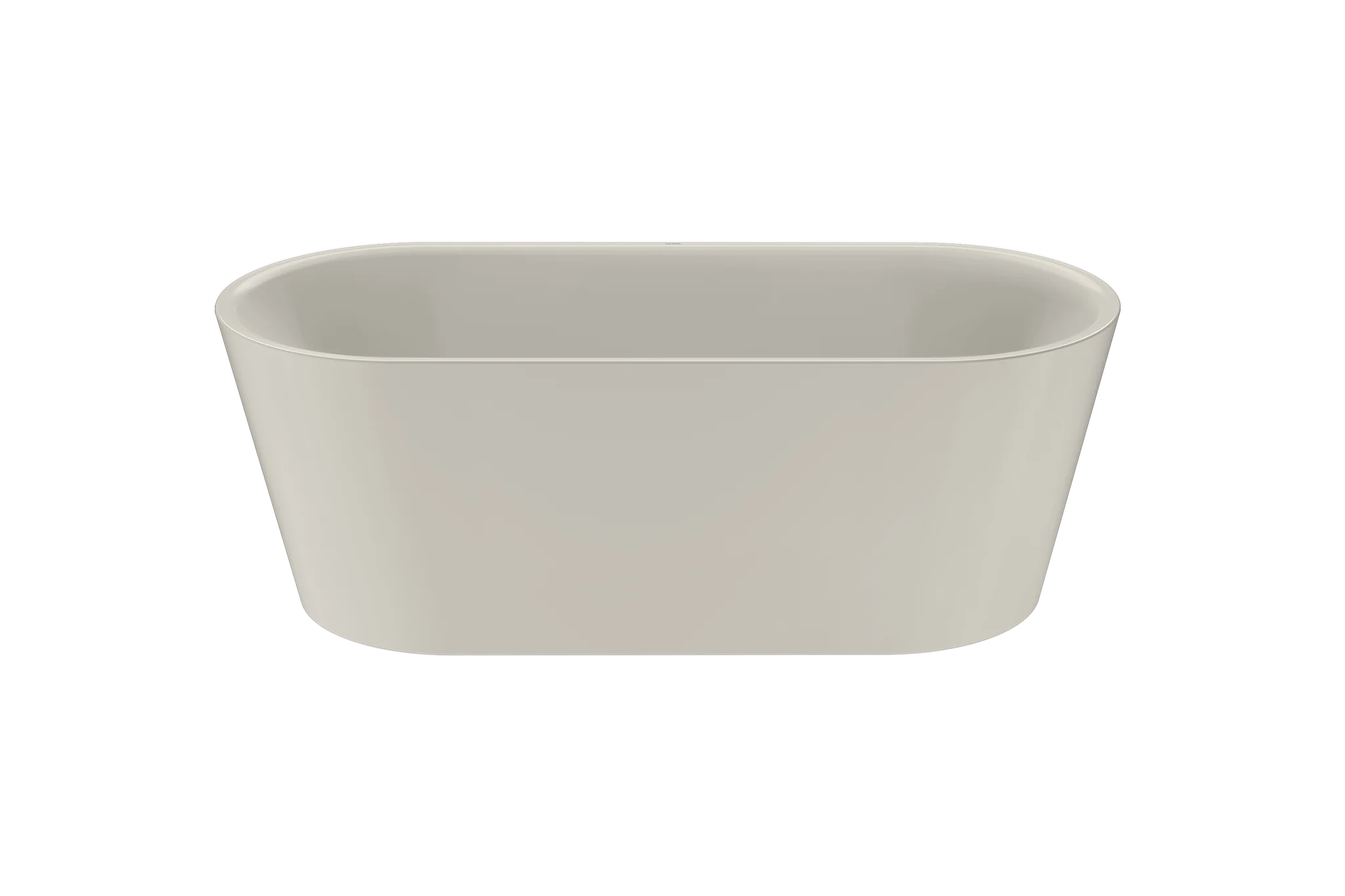Kaldewei MEISTERSTÜCK CLASSIC DUO OVAL Badewanne, 1750x760 mm, warm grey 10, freistehend mit mittigem Ab- und Überlaufdeckel
