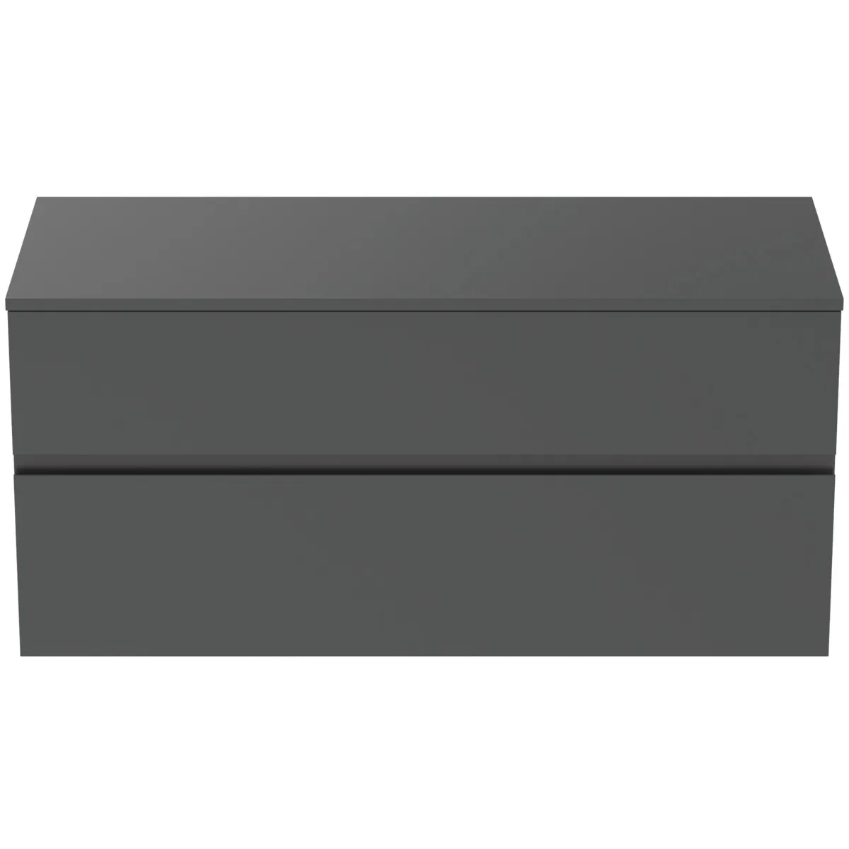 Ideal Standard Waschtischunterschrank Finesse 1202x505x558mm 2 Auszüge Anthrazit matt