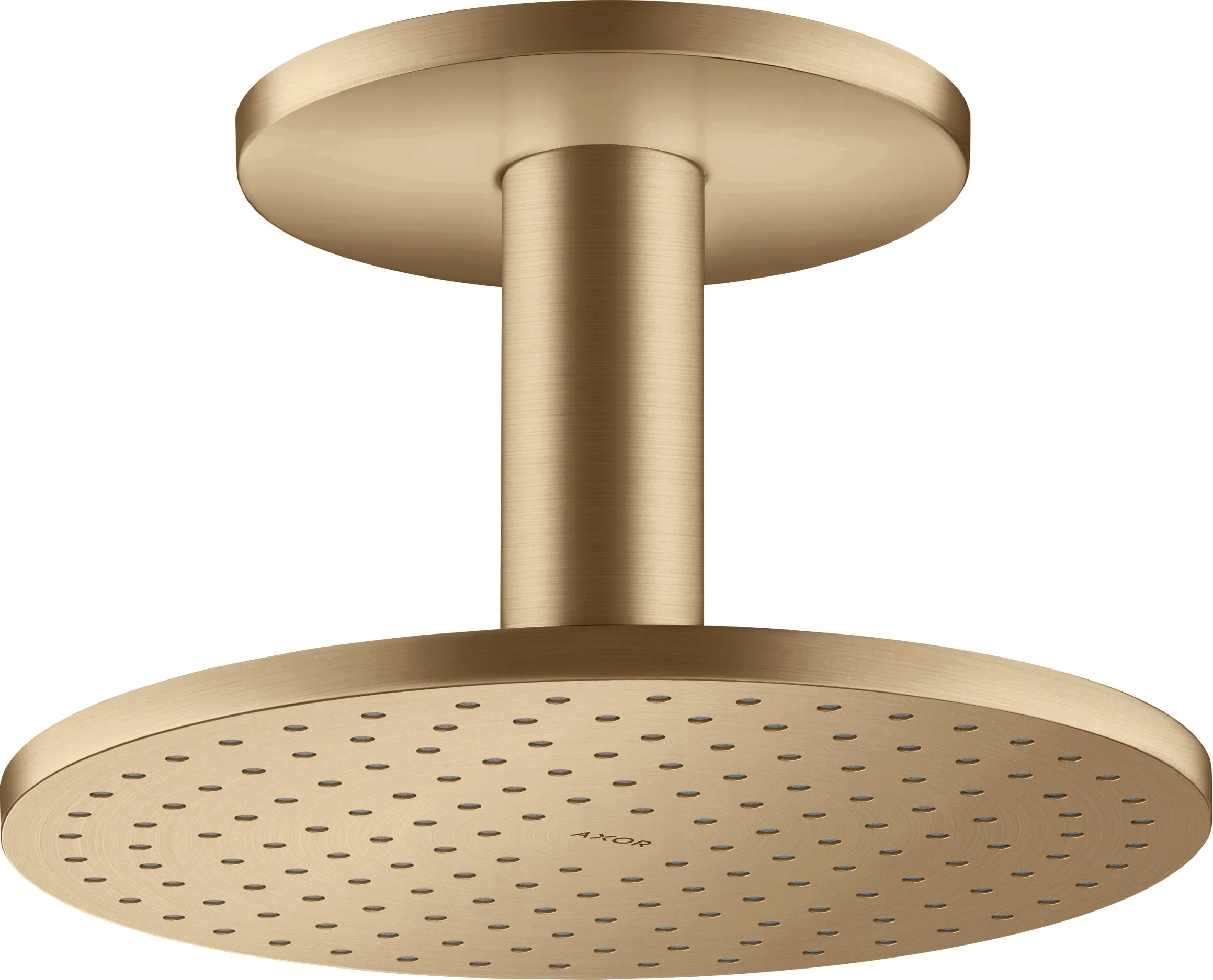 Hansgrohe AXOR ShowerSolutions Kopfbrause 250 1jet Deckenmontage Brushed Bronze DN15 19 l/min