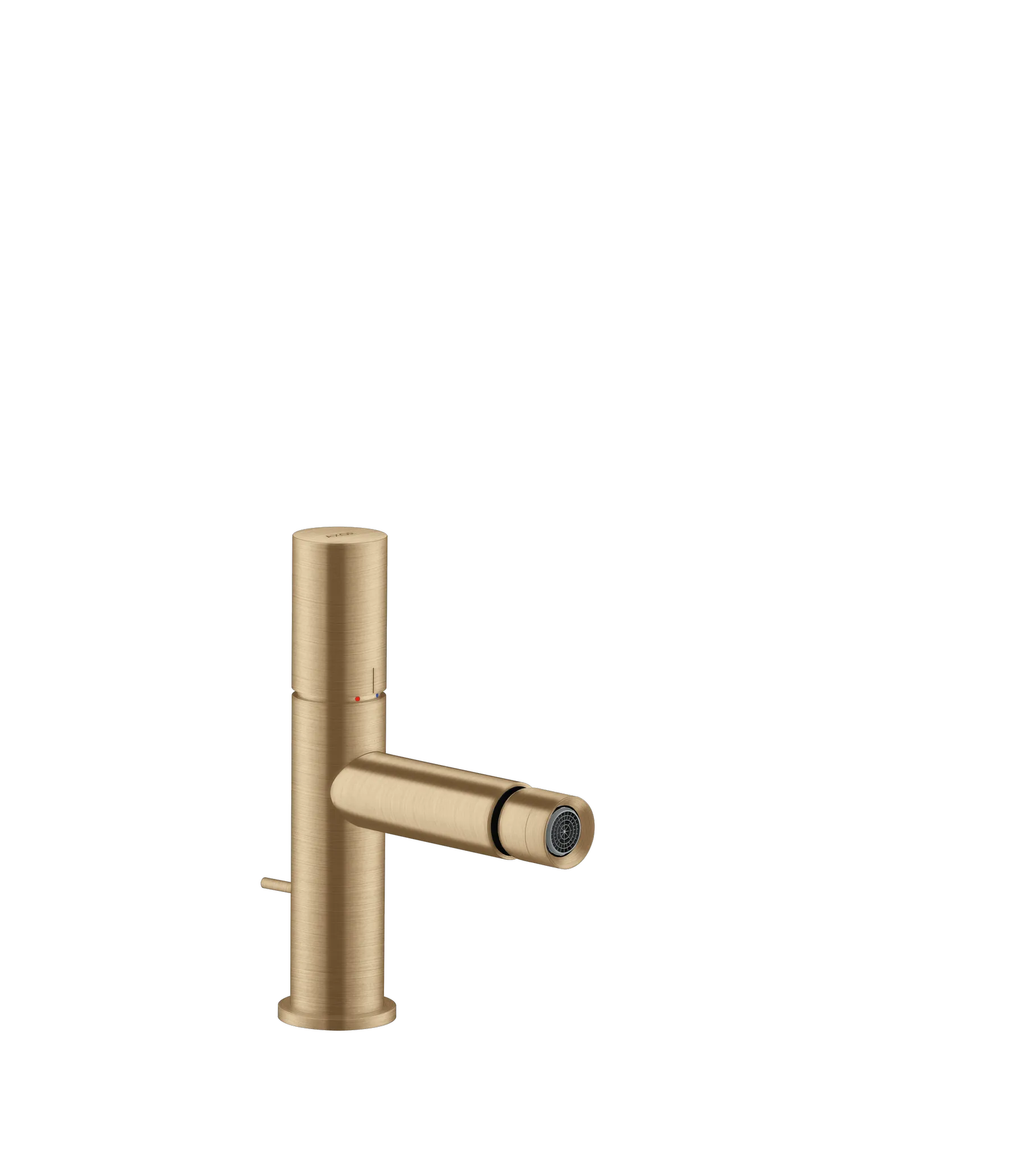 Hansgrohe AXOR Uno Bidetmischer mit Zerogriff Brushed Bronze, Einhebel, 124 mm Ausladung