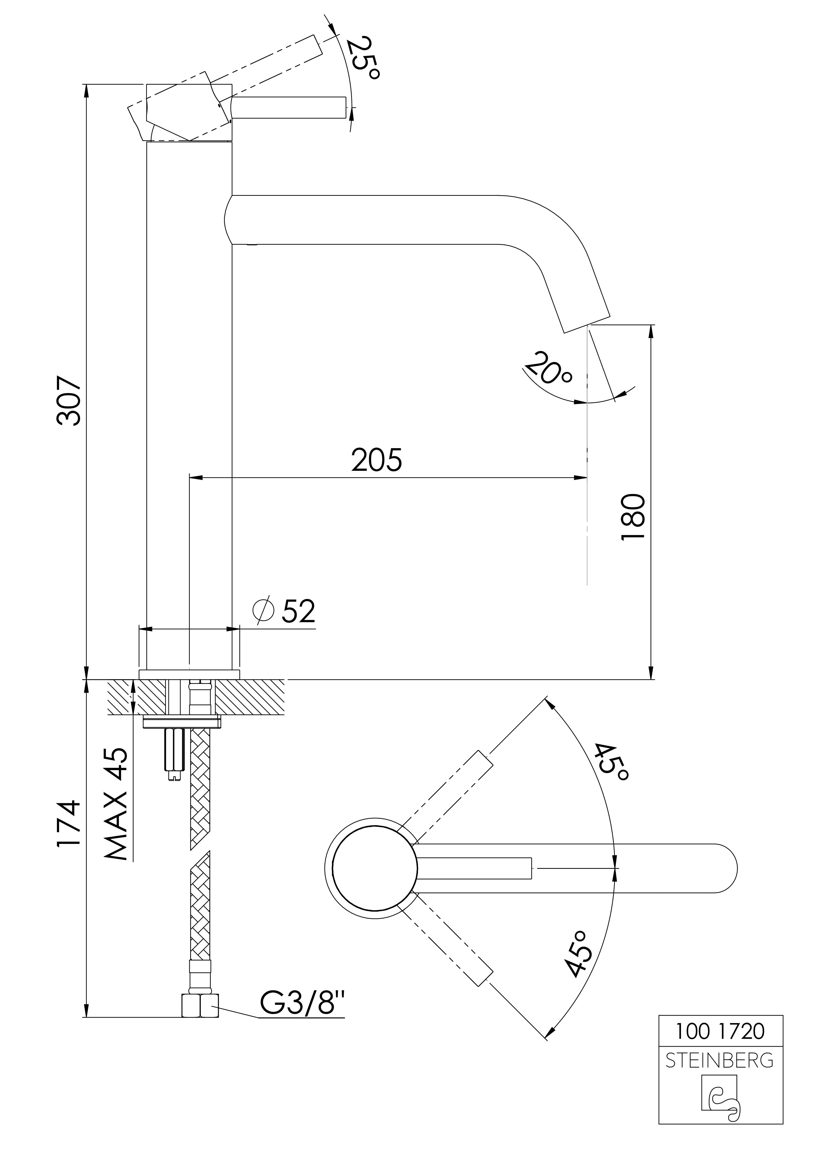 Steinberg Serie 100 Armatur Steinberg Serie 100 Armatur