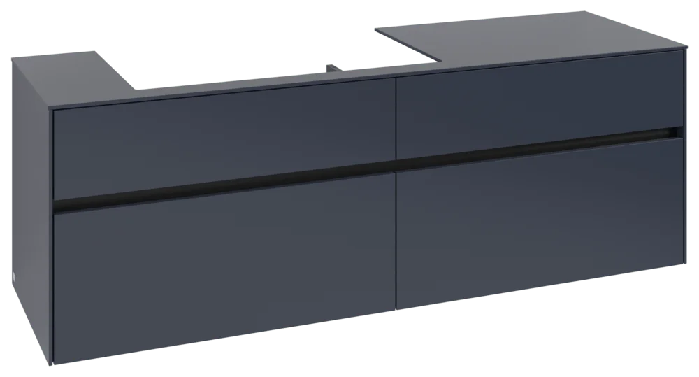 Villeroy & Boch Collaro Waschbeckenunterschrank C026B0, 1600x548x500mm, Marine Blue