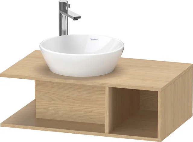 Duravit Waschtischunterschrank wandhängend „D-Neo“ 80 × 26 × 48 cm Eiche Natur