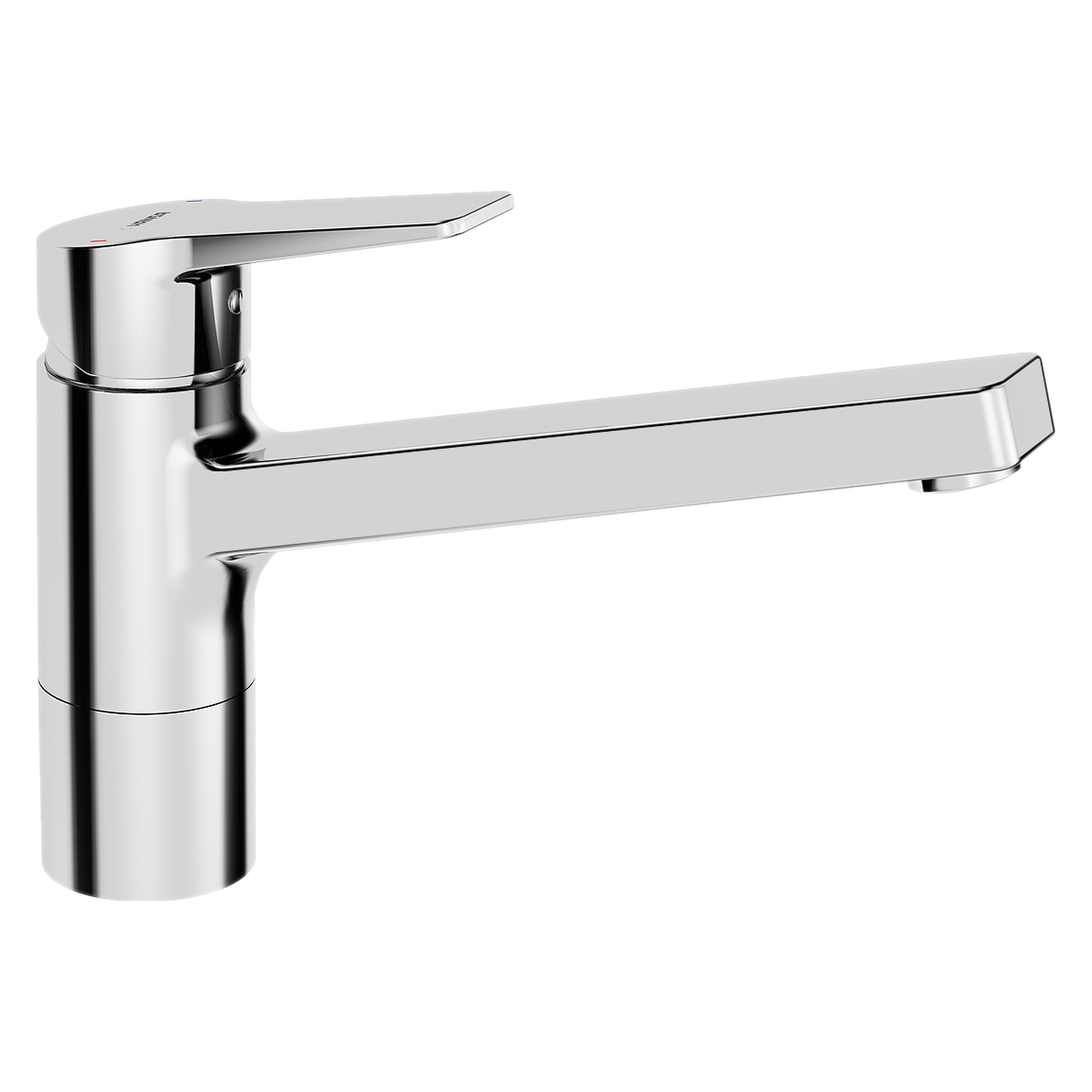 Hansa Einhand-Küchenarmatur Niederdruck „Twist“ Ausladung 199 mm in chrom Hansa Einhand-Küchenarmatur Niederdruck „Twist“ Ausladung 199 mm in chrom