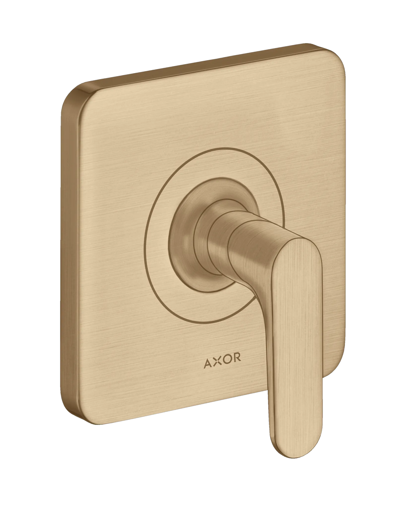 Hansgrohe AXOR Citterio M Absperrventil Unterputz mit Hebelgriff, Brushed Bronze