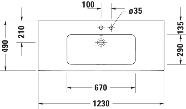 Wandwaschtisch „ME by Starck“, mit Überlauf, Hahnlochposition mittig in Weiß Hochglanz Wandwaschtisch „ME by Starck“, mit Überlauf, Hahnlochposition mittig in Weiß Hochglanz