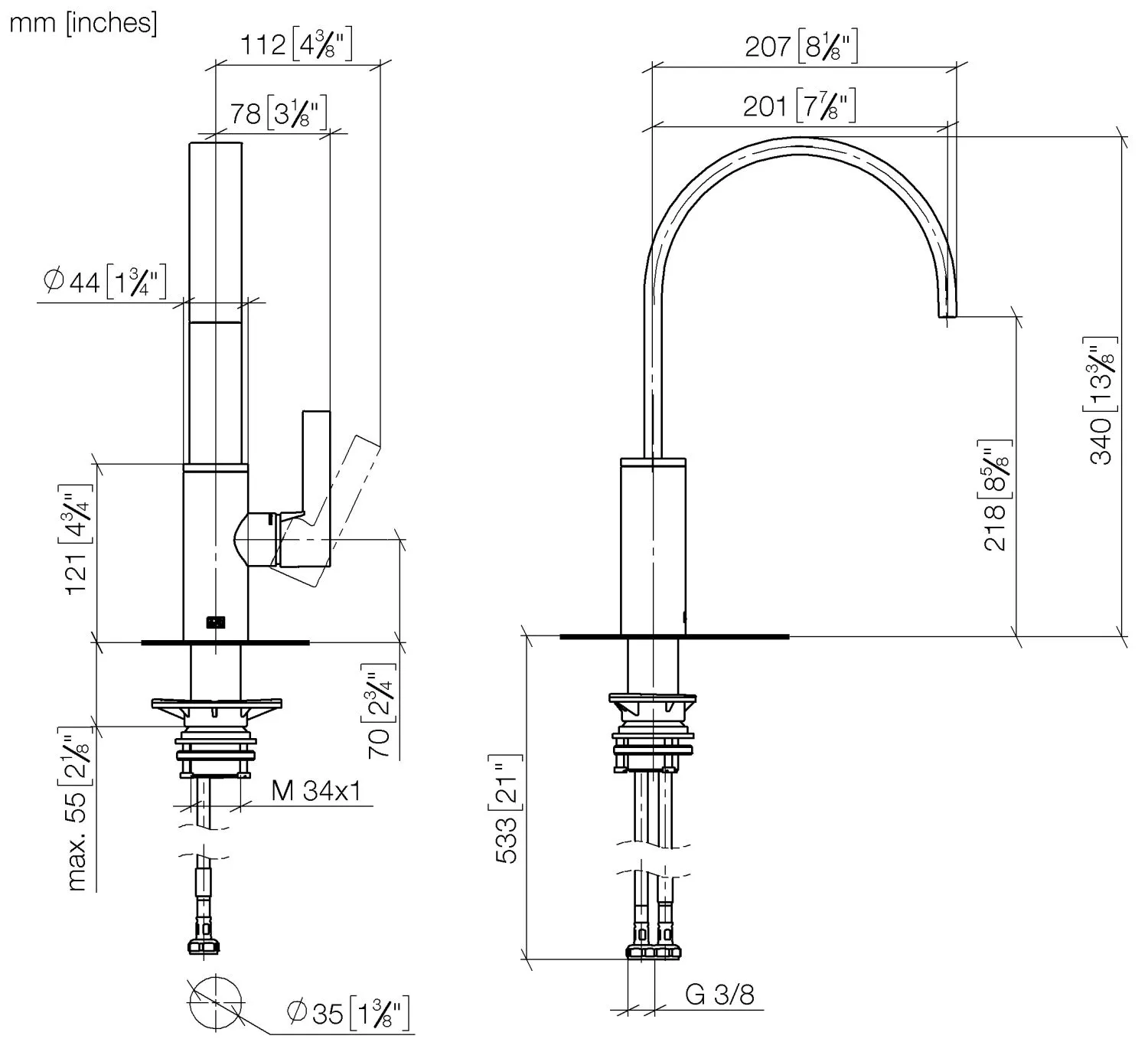 Dornbracht MEM Einhebelmischer Chrom Dornbracht MEM Einhebelmischer Chrom