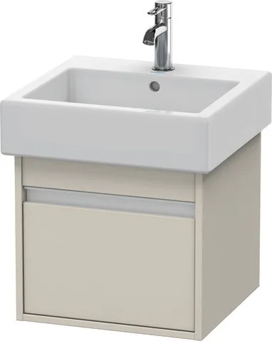 Duravit Waschtischunterschrank wandhängend „Ketho“ 45 × 41 × 44 cm Taupe Matt