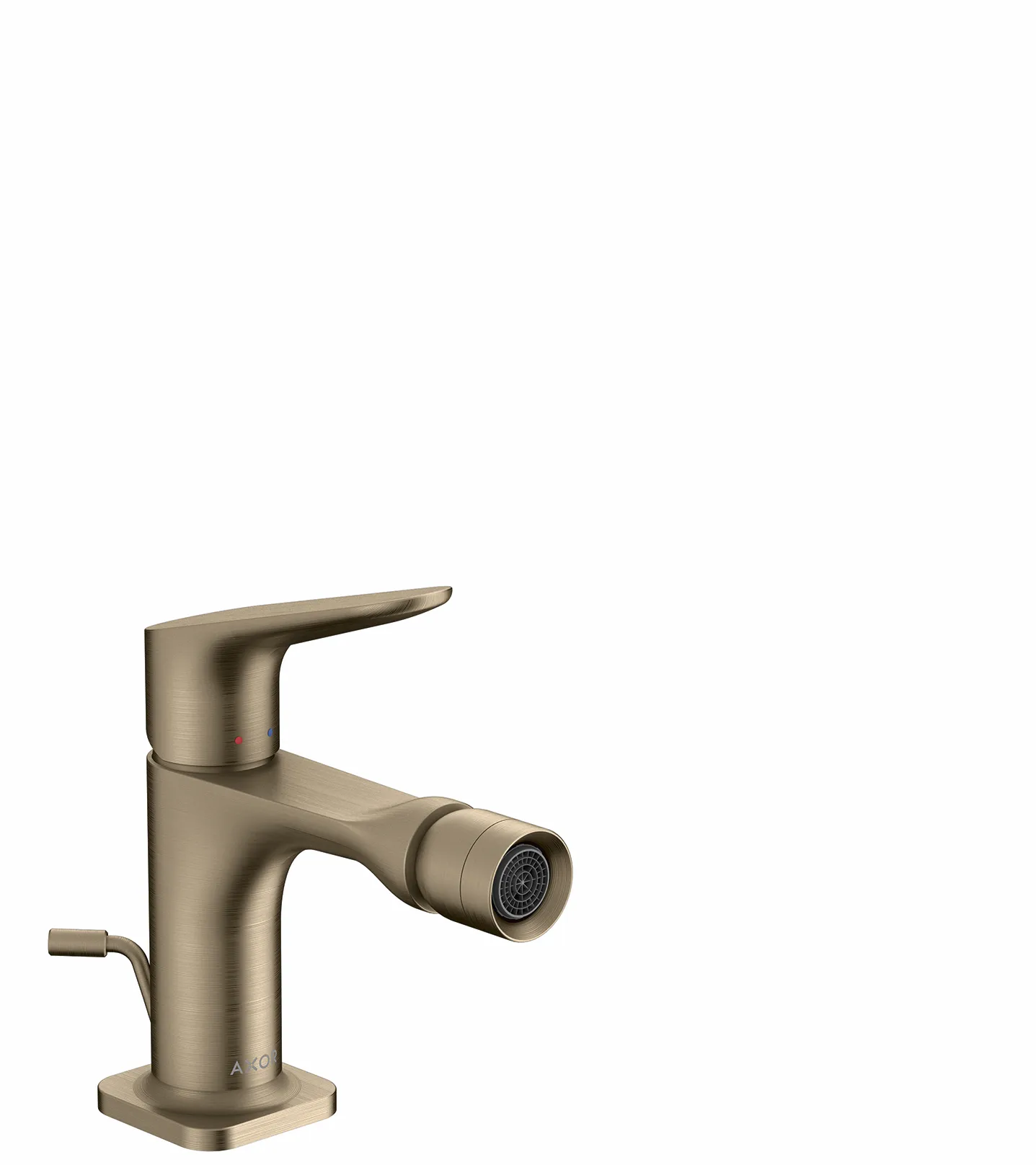 Hansgrohe AXOR Citterio M Einhebel-Bidetmischer mit Zugstangen-Ablaufgarnitur, Brushed Nickel Hansgrohe AXOR Citterio M Einhebel-Bidetmischer mit Zugstangen-Ablaufgarnitur, Brushed Nickel