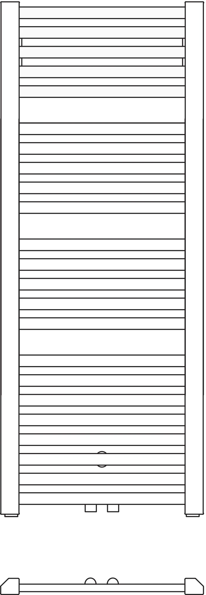 Kermi Design-Heizkörper „Geneo® quadris“ 44,7 × 81,4 cm in Weiß Kermi Design-Heizkörper „Geneo® quadris“ 44,7 × 81,4 cm in Weiß