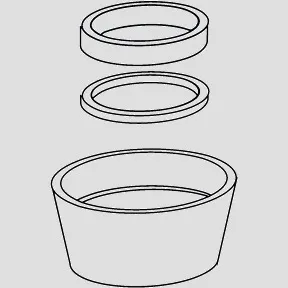 SANIT Dichtungs-Set 3 für Spülkasten