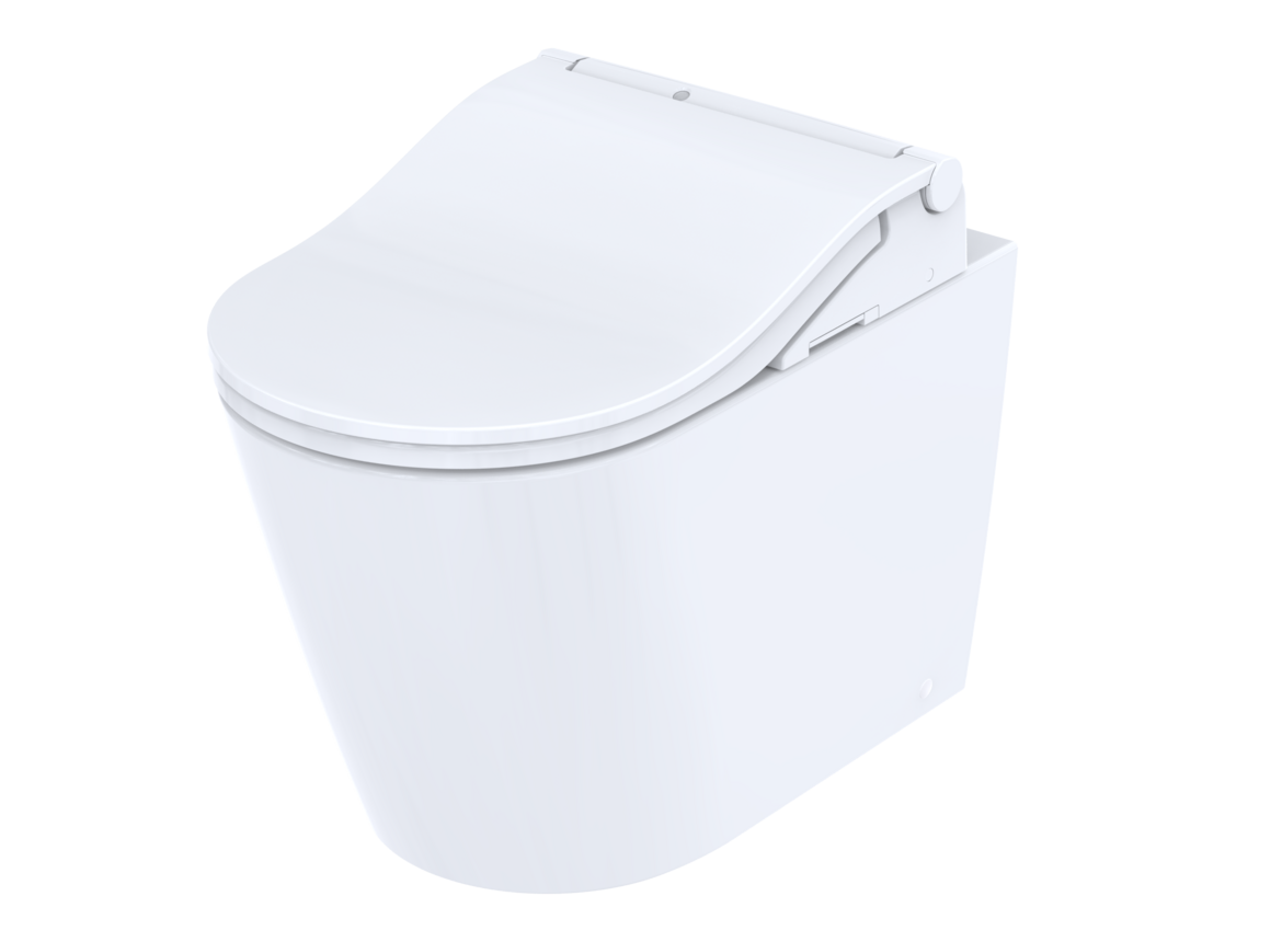 Toto Dusch-WC auto flush „RW“ 391 × 108 × 579 mm Toto Dusch-WC auto flush „RW“ 391 × 108 × 579 mm