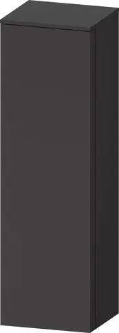 Duravit Halbhochschrank „Qatego“ 40 × 132 × 36 cm Graphit Supermatt
