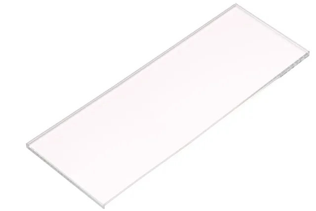 Glasplatte der Serie 477, Klarglas, mit geschliffenen Kanten, B: 197 mm, T: 116 mm, Stärke 8mm Glasplatte der Serie 477, Klarglas, mit geschliffenen Kanten, B: 197 mm, T: 116 mm, Stärke 8mm