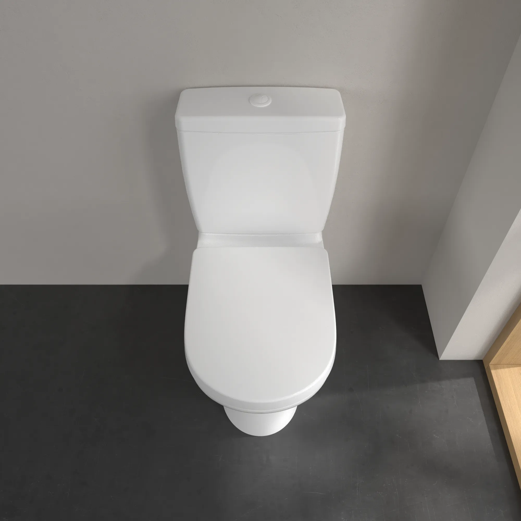 Tiefspül-WC für Kombination O.novo 565810, 360 x 640 x 400 mm, Oval, bodenstehend, Abgang waagerecht, Weiß Alpin Tiefspül-WC für Kombination O.novo 565810, 360 x 640 x 400 mm, Oval, bodenstehend, Abgang waagerecht, Weiß Alpin