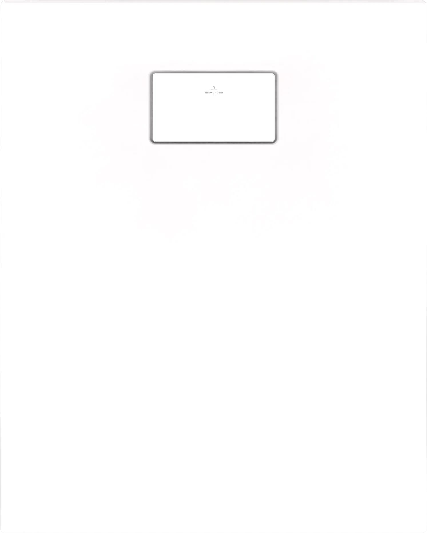 Villeroy & Boch Duschwanne Le Valence, rechteckig, CeraSoft, 1000 x 800 mm, Höhe 40 mm