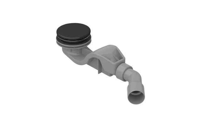 Bette Ablaufgarnitur für Duschwannen „BetteSolid“ 50 Modell B598 ⌀ 90 × 68 cm in Raven