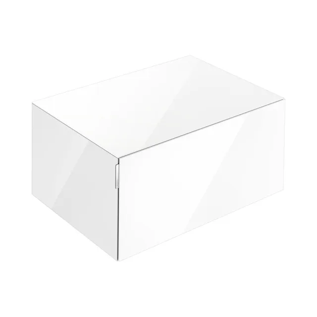 KEUCO Sideboard mit Auszug „Edition 11 Art“ Weiß (Glas), Weiß (Glas), mit Beleuchtung 80 × 35 × 49 cm KEUCO Sideboard mit Auszug „Edition 11 Art“ Weiß (Glas), Weiß (Glas), mit Beleuchtung 80 × 35 × 49 cm