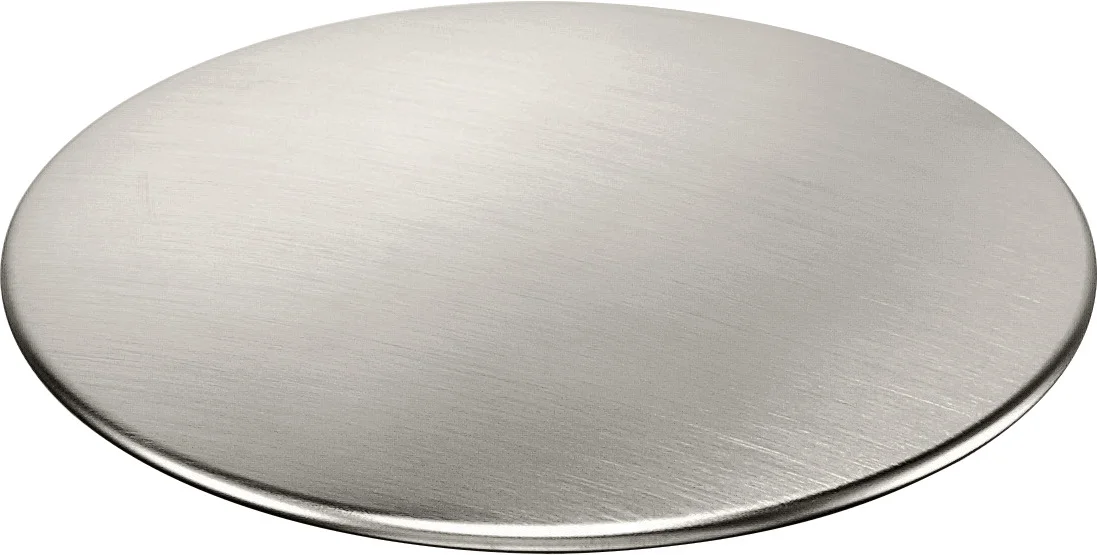 Hansgrohe Ablaufblende Edelstahl-optik, Serie Hansgrohe, passend für Edelstahlspülen mit 3 1/2" Korbventil, Material: Kunststoff