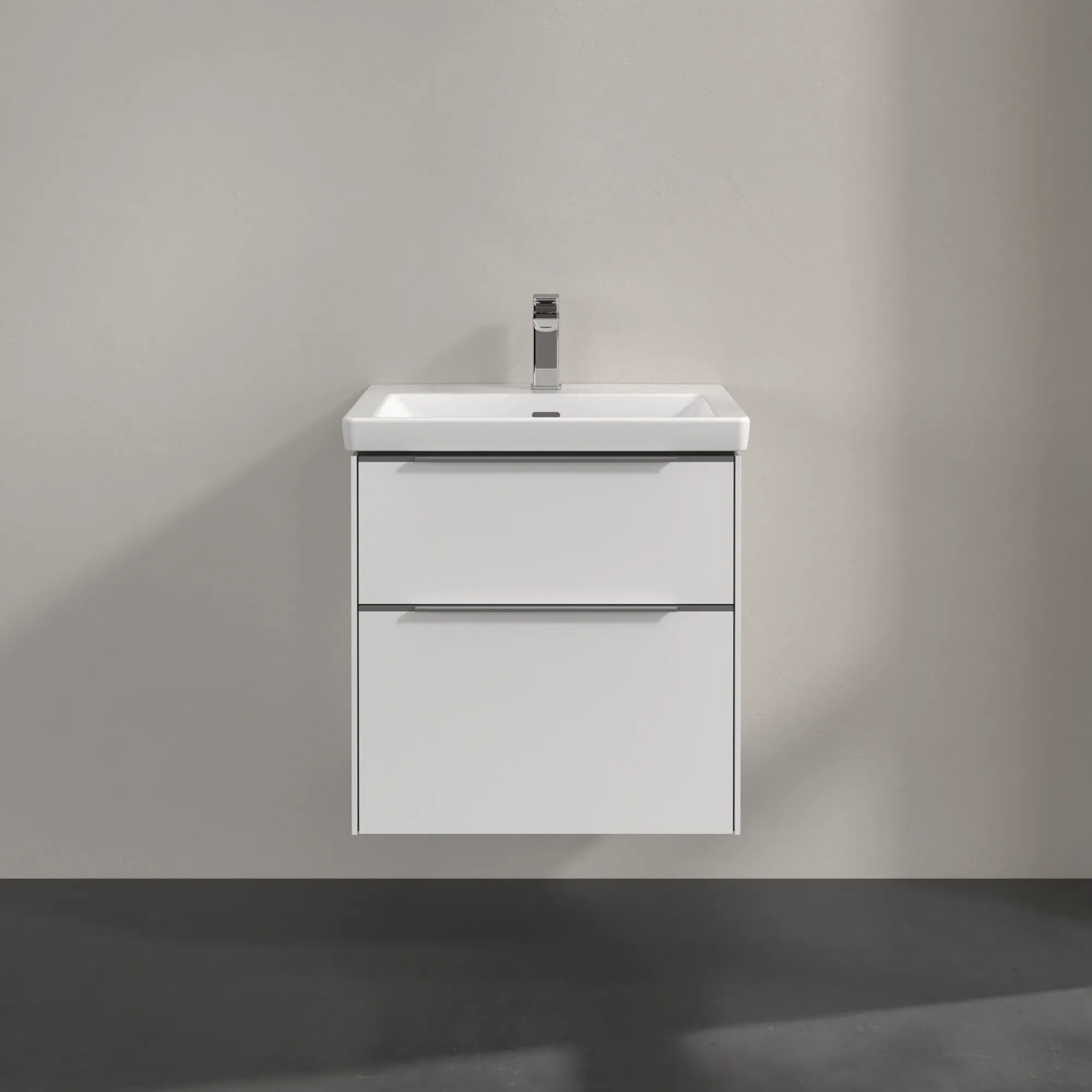 Villeroy & Boch Waschtischunterschrank „Subway 3.0“ für Schrankwaschtisch 572 × 576 × 478 mm Pure White, für Becken mittig