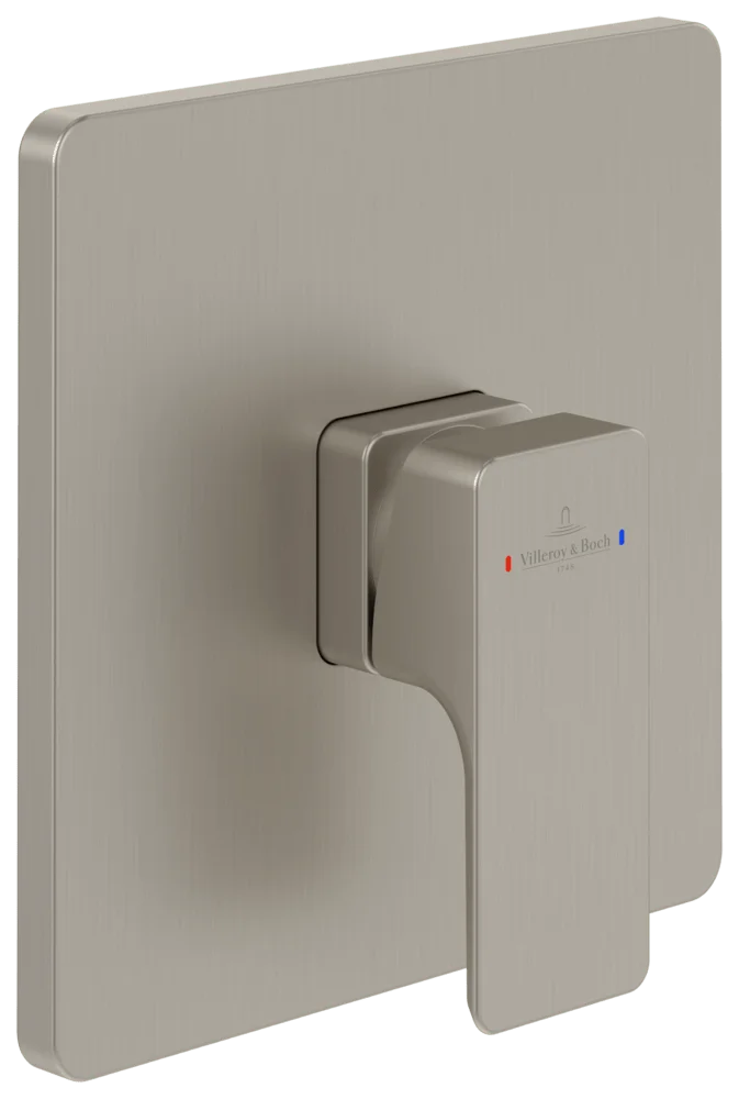Villeroy & Boch Subway 3.0 Unterputz-Einhebel-Armatur, 165x165x51 mm, Brushed Nickel Matt Villeroy & Boch Subway 3.0 Unterputz-Einhebel-Armatur, 165x165x51 mm, Brushed Nickel Matt