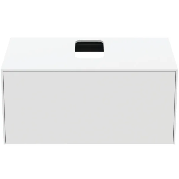 Ideal Standard Waschtischunterschrank „Conca“ 80,2 × 37 × 50,5 cm Weiß matt lackiert Ideal Standard Waschtischunterschrank „Conca“ 80,2 × 37 × 50,5 cm Weiß matt lackiert