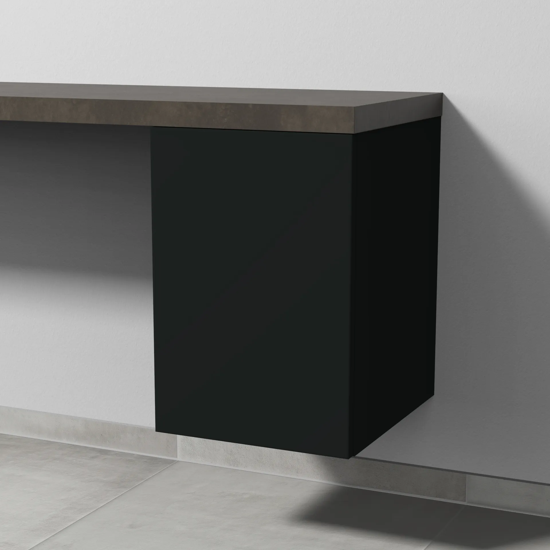 Sanipa Anbauschrank „2morrow“ 350 × 510 × 420 mm in Vulkan (matt)