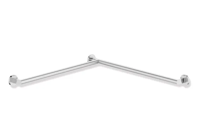 HEWI System 900 Duschhandlauf Edelstahl verchromt links