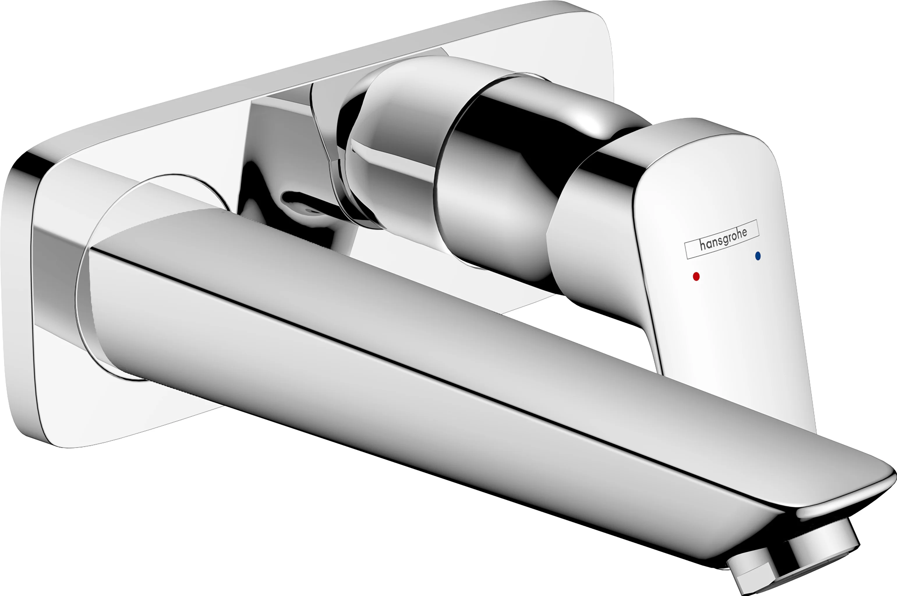 Hansgrohe Logis Einhebel-Waschtischmischer Unterputz, Chrom, Ausladung 195 mm, Normalstrahl, max. Durchfluss 5 l/min Hansgrohe Logis Einhebel-Waschtischmischer Unterputz, Chrom, Ausladung 195 mm, Normalstrahl, max. Durchfluss 5 l/min