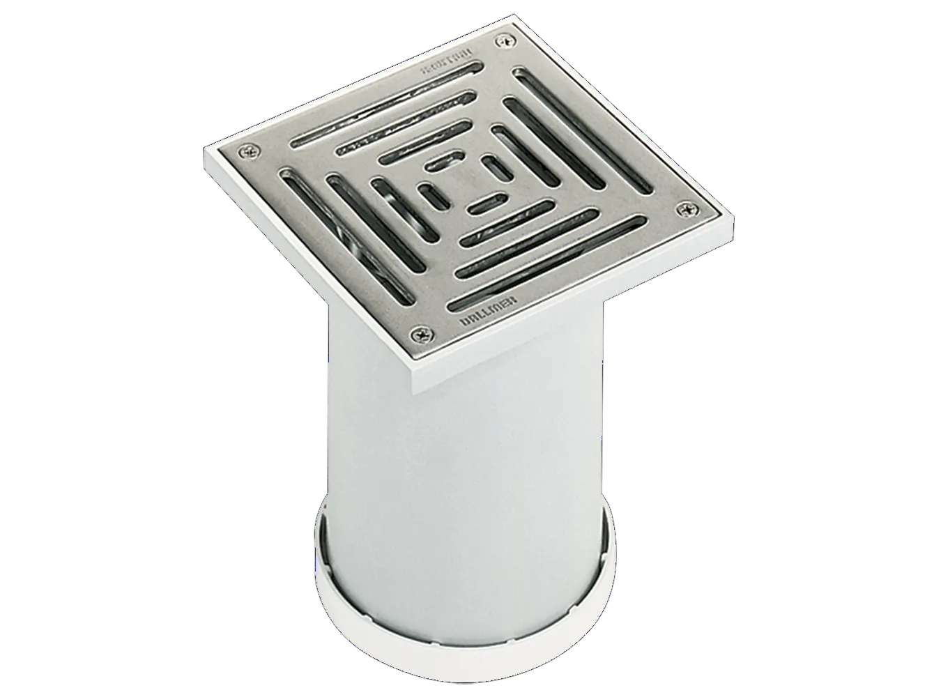 Terrassen-Aufsatz GES 15, Rost massiv, verschr., 200 x 200 mm