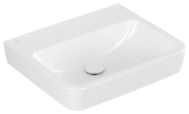 Villeroy & Boch Wandwaschtisch „O.novo“ 550 × 460 × 175 mm, für Becken mittig, ohne Hahnlochbohrung in Weiß Alpin Villeroy & Boch Wandwaschtisch „O.novo“ 550 × 460 × 175 mm, für Becken mittig, ohne Hahnlochbohrung in Weiß Alpin