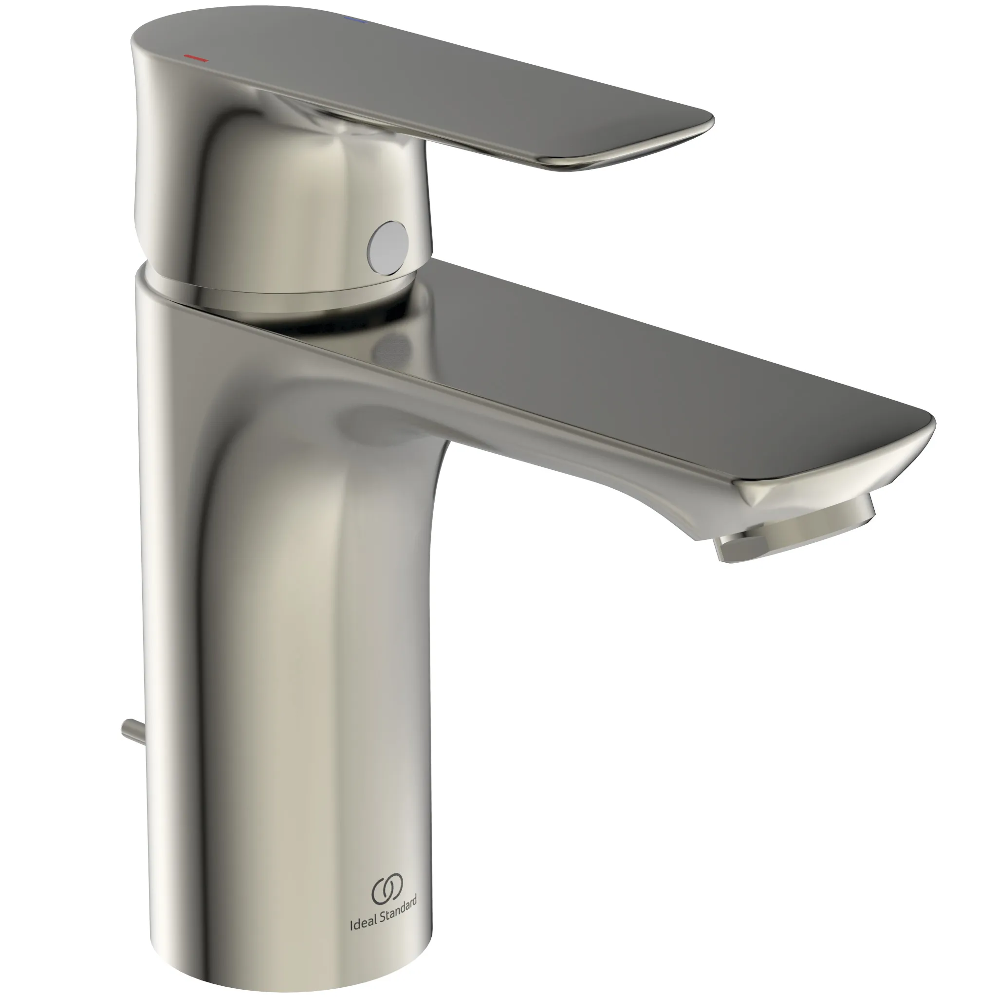 Waschtischarmatur Connect Air, 5 l/min., mit Ablaufgarnitur, Ausladung 112mm, Brushed Gold Waschtischarmatur Connect Air, 5 l/min., mit Ablaufgarnitur, Ausladung 112mm, Brushed Gold
