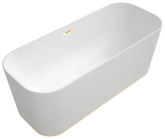 Villeroy & Boch Badewanne „Finion“ freistehend rechteck 170 × 70 cm in Stone White