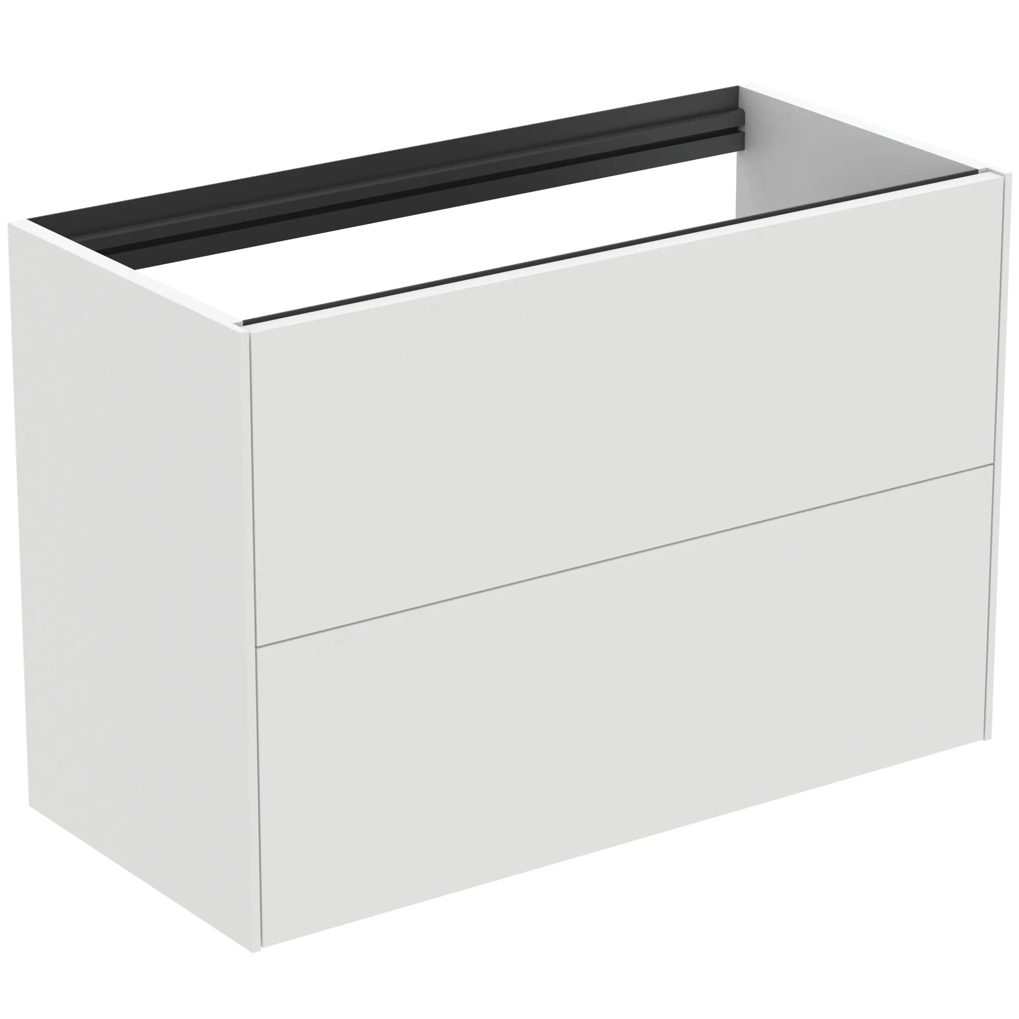 Ideal Standard Waschtischunterschrank Conca, 2 Auszüge, ohne Platte, 800x373x540mm, Weiß