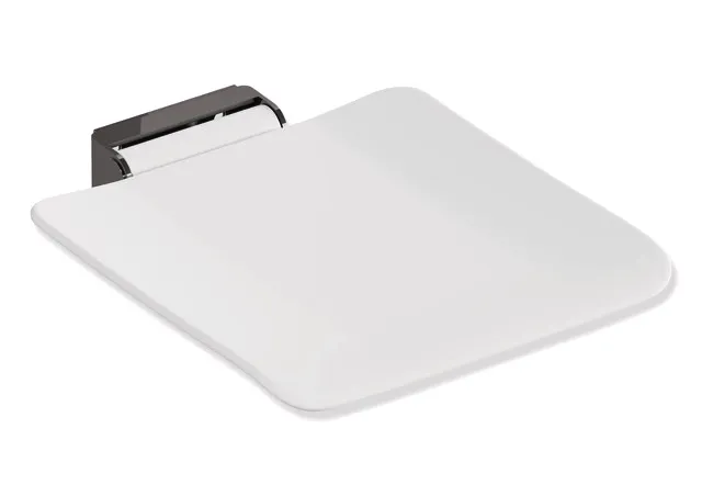 Mobiler Klappsitz des Systems 900, Konsole Edelstahl, PVD, Sitzfläche Kunststoff, weiß, Sitzfläche 450 mm breit, 450 mm tief, zum Nachrüsten auf Montageplatte 900.51.00160, in Farbe CK (messing glänzend) Mobiler Klappsitz des Systems 900, Konsole Edelstahl, PVD, Sitzfläche Kunststoff, weiß, Sitzfläche 450 mm breit, 450 mm tief, zum Nachrüsten auf Montageplatte 900.51.00160, in Farbe CK (messing glänzend)