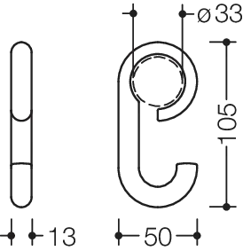 HEWI Handtuchhaken „Serie 477“ HEWI Handtuchhaken „Serie 477“
