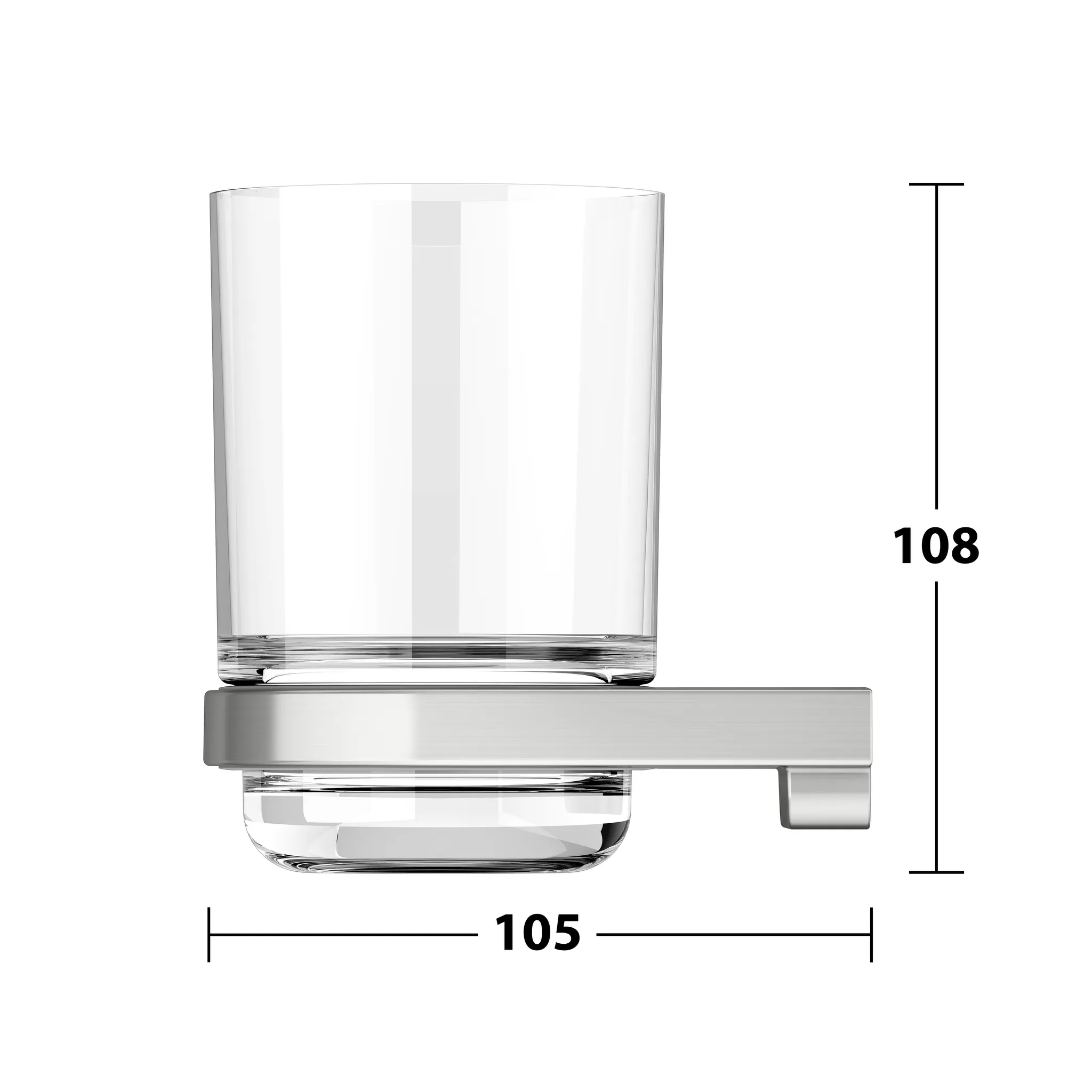 KEUCO Glashalter Collection Moll 001 Accessoires + Armaturen