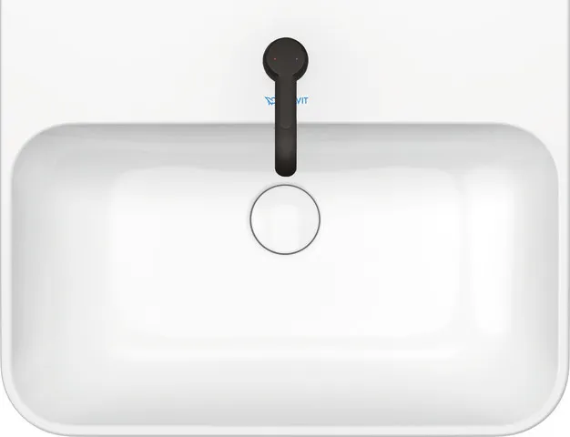 Aufsatzwaschtisch „Happy D.2 Plus“, mit Überlauf, Hahnlochposition mittig Aufsatzwaschtisch „Happy D.2 Plus“, mit Überlauf, Hahnlochposition mittig