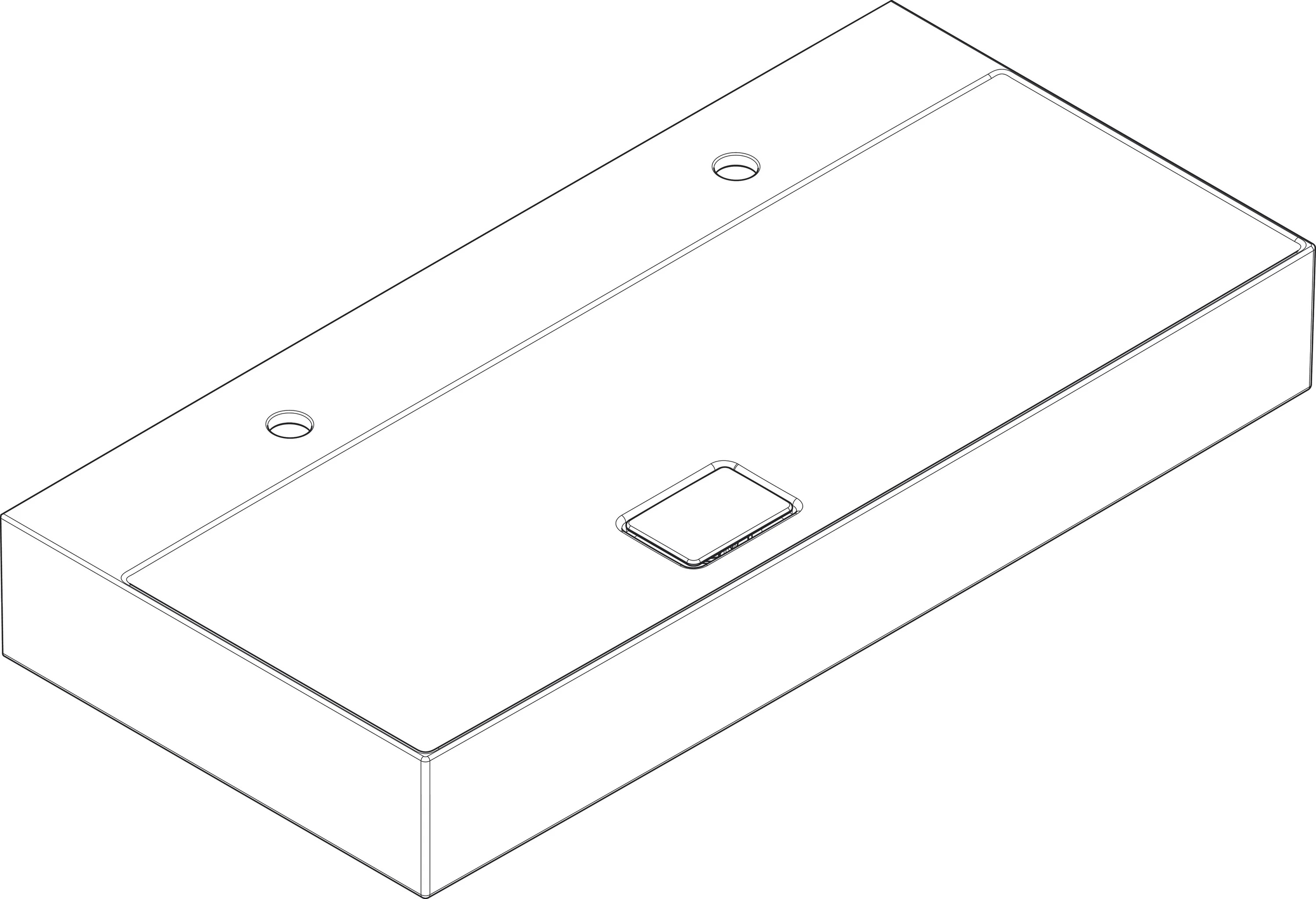 Hansgrohe Xevolos E Aufsatzwaschtisch, geschliffen, 1000x480 mm, weiß, mit 2 Hahnlöchern, SmartClean, glänzend Hansgrohe Xevolos E Aufsatzwaschtisch, geschliffen, 1000x480 mm, weiß, mit 2 Hahnlöchern, SmartClean, glänzend